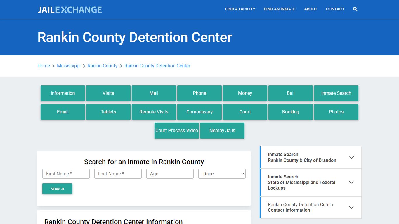 Rankin County Detention Center - Jail Exchange